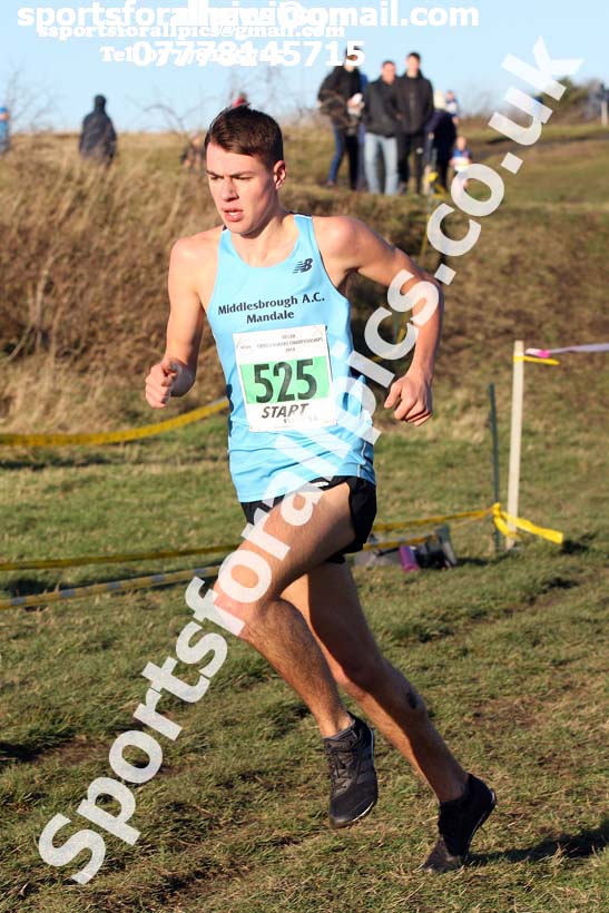 Mens under-20s North Eastern Cross Country, 2018 Northern Cross Country Champs., Wrekenton, Gateshead. Photo:  David T. Hewitson/Sports for All Pics